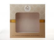 Упаковка подарочная для бамбуковых полотенец 38,5*37,5*6см