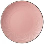 Тарелка подстановочная 24 см коллекция Ностальжи цвет:розовый сахар 