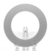 Тарелка столовая мелкая Pasabahce F&D Grace, D=35 см (цвет silver)