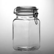 Банка д/сыпучих "kremlin" с крыш. и метал. замком 1350 мл