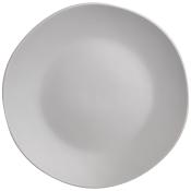 Тарелка обеденная bronco Shadow 26,5 см светло-серая 