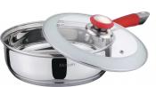 Сковорода с крышкой "Mercury", MC - 6007 2,6 л 24 см