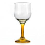 Набор фужеров 3 шт Pasabahce Enjoy, 200 мл (ножка желтая)