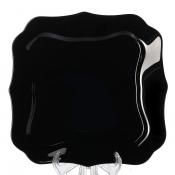 Тарелка столовая мелкая Luminarc Authentic Black, D=26 см