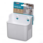 Держатель подвесной на присосах HELPER 127х90х124мм (Белый)