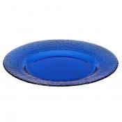 Тарелка из упрочн. стекла МОЗАИК 240 мм (БЛЮ)