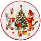 ПОДСТАВКА ПОД ГОРЯЧЕЕ КОЛЛЕКЦИЯ "ВЕСЕЛЫЕ ДРУЗЬЯ" ДИАМЕТР=10,3 СМ