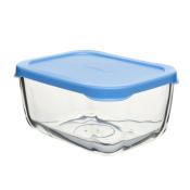 Контейнер SNOW BOX с голубой пл. крышкой 420 мл, 2 шт