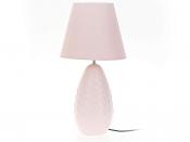 Лампа настольная "Розовый шелк" d=30см h=59см (цоколь-Е27, напряжение-220V-240V, мощность 40W, провод-L=137см) (белая упаковка)