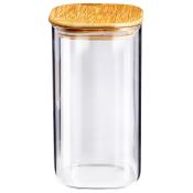 Банка 1500 мл квадратная с бамбуковой крышкой Studio TM Appetite, BM2012-2S