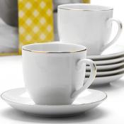 Набор чайный на 6 персон Loraine Романс, 220 мл