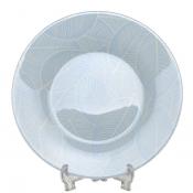 Тарелка упроч.Pasabahce Ливс голуб.195 мм 2цв. (рис.41545/R)