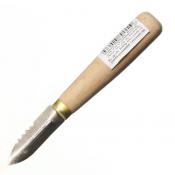 Овощечистка с деревянной ручкой 14,5х5 см