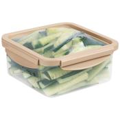 Контейнер пищевой квадратный с эластичной крышкой UNICO, 1200 мл