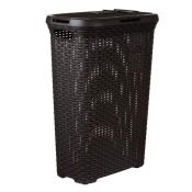 Корзина для белья Curver Rattan Style, 40л темно-коричневая