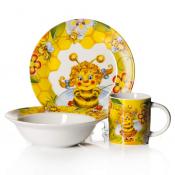 Набор детской посуды 3 предмета Непоседы Пчелка, арт M9552385