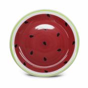Тарелка столовая мелкая Yuzhou Water Melon, D=25 см