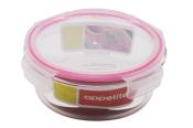 Контейнер круглый 15х6см/0,62л розовый ТМ Appetite, SL620CF