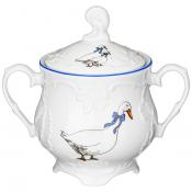 Сахарница рококо Гуси 400мл без упак