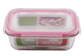 Контейнер прямоугольный 17х12,5х5,5см/0,64л розовый ТМ Appetite, SL640RF