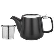 Чайник с металл.ситом и крышкой bronco Luster 500мл, 19*8,5*10см, темно-серый 