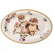 Блюдо овальное lefard Owls party 26,5*18,5 см 