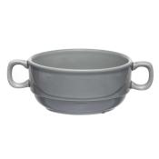 Чашка бульонная ф.Принц 380 мл Акварель свело-серая Башкирский фарфор