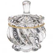 БАНКА ДЛЯ ИКРЫ/МЕДА "MUZA" 140 МЛ. ДИАМЕТР=8,5 СМ. ВЫСОТА=11 СМ. (КОР=24ШТ.)