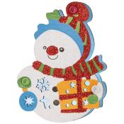 Панно световое «Снеговик с подарком» SYJFBZ-4023018
