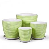 Горшок Шорвель зеленый крокус №3 КС-К3-148-01