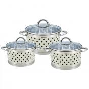 Посуда Cream/6пр./2,1л, 2,9л, 3,9л/капсульное дно