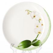 Тарелка закусочная (десертная) Luminarc White Orchid, D=19 см