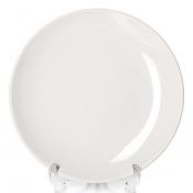 Тарелка мелкая «Кунстверк»; фарфор; D=14см; белый