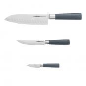 Набор из 3 кухонных ножей, NADOBA, серия HARUTO