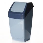 Контейнер для мусора ХАПС, объем 7 л, 199 х 228 х 411 мм (цвет "голубой мрамор")