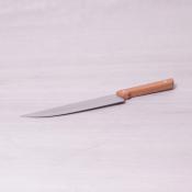 Нож «Шеф-повар» из нержавеющей стали с деревянной ручкой (лезвие 20см, рукоятка 12.5см)