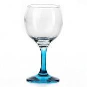 Набор фужеров, 3 штуки, объем 220 мл (голубой)