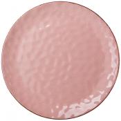 Тарелка подстановочная 26,4 см коллекция Отражение цвет: розовая пудра