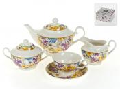 Чайный сервиз на 6 персон Nouvelle "Ирис", 15 предметов