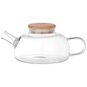 Чайник заварочный 700 мл. с бамбуковой крышкой 