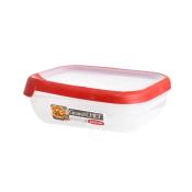 Емкость для морозилки и свч grand chef 1.2л прямоугольная (красная крышка)