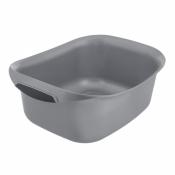 Таз прямоугольный URBAN 8л серебристый