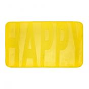 Коврик для ванной c памятью формы "Happy" 45*75*1,2см, желтый VORTEX/10