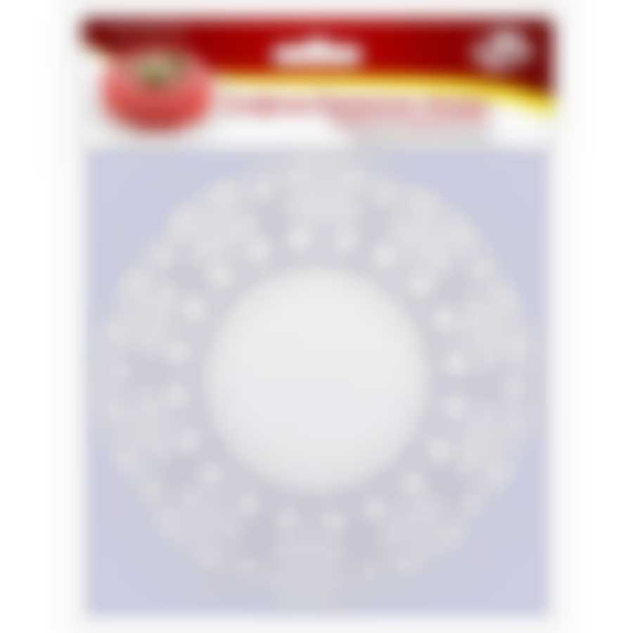 Салфетка бумажная "Ажур". Набор 25шт. Диаметр 16см. NEW