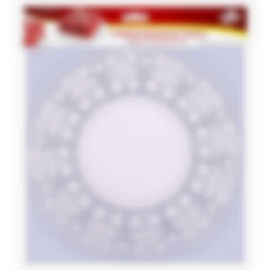 Салфетка бумажная "Ажур". Набор 25шт. Диаметр 26см. NEW