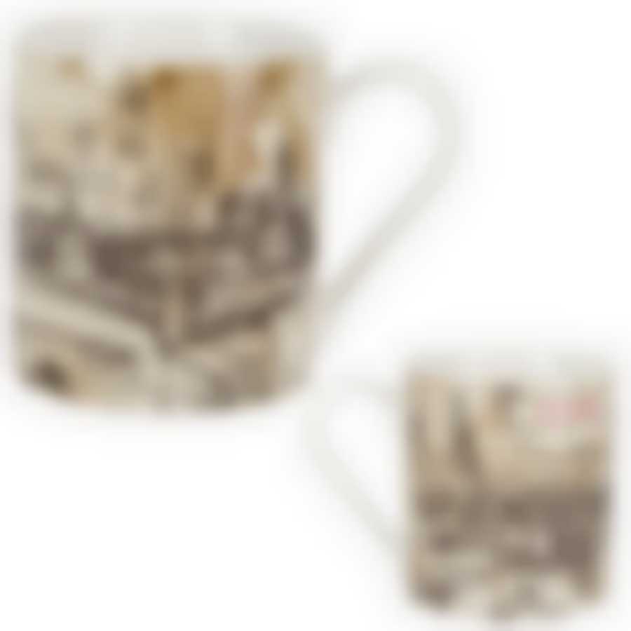 Кружка фарфоровая "Russia/Moscow" v=480мл. (4вида) (min12)