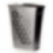 Корзина для белья "Венеция" узкая, 415 х 258 х 550 мм (цвет "металлик")