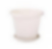 Горшок цветочный Эконом 2,0 л с поддоном (белый)