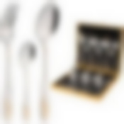 Набор столовых приборов на 6 персон 18 пр.в деревянной шкатулке