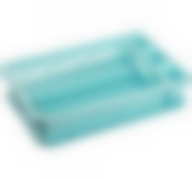 Сушилка для посуды (цвет аквамарин)